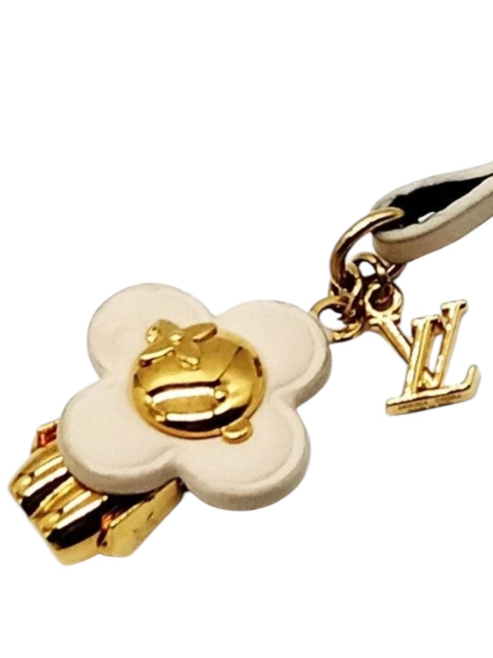 👜 LOUIS VUITTON VIVIENNE FLOWER BAG CHARM STRAP